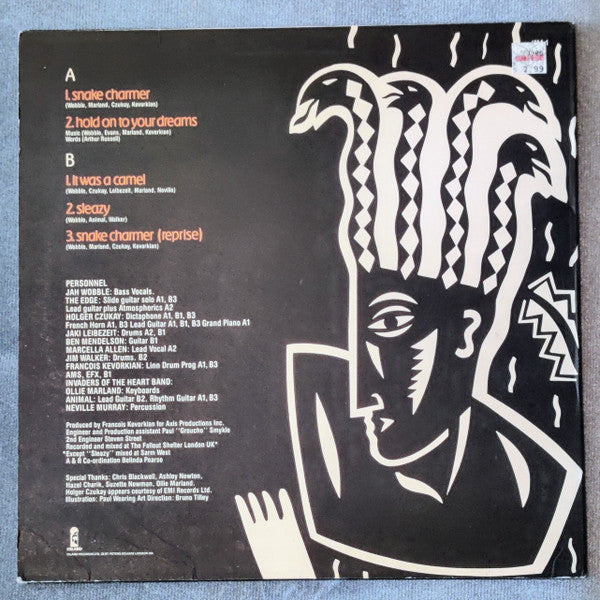 Jah Wobble, The Edge, Holger Czukay : Snake Charmer (LP, MiniAlbum)
