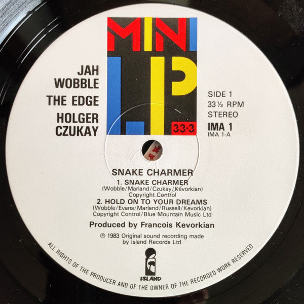 Jah Wobble, The Edge, Holger Czukay : Snake Charmer (LP, MiniAlbum)