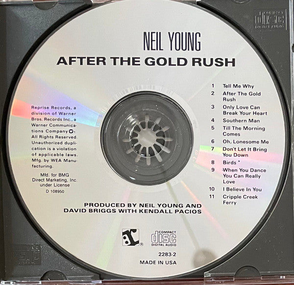 Neil Young : After The Gold Rush (CD, Album, Club, RE, WEA)