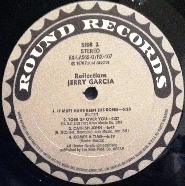 Jerry Garcia : Reflections (LP, Album, Ter)