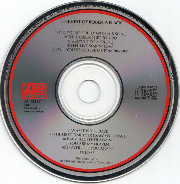 Roberta Flack : The Best Of Roberta Flack (CD, Comp, Club, RE)