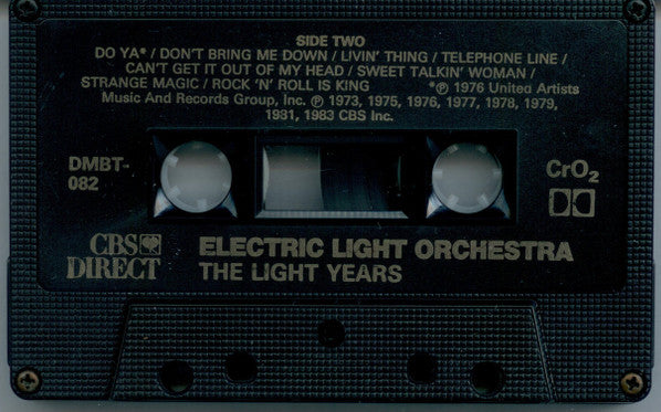 Electric Light Orchestra : The Light Years (Cass, Comp, CrO)