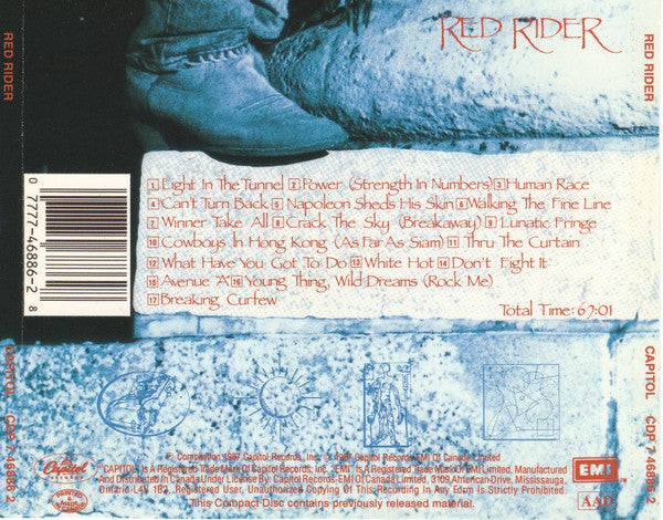 Red Rider : Over 60 Minutes With... Red Rider (CD, Comp)