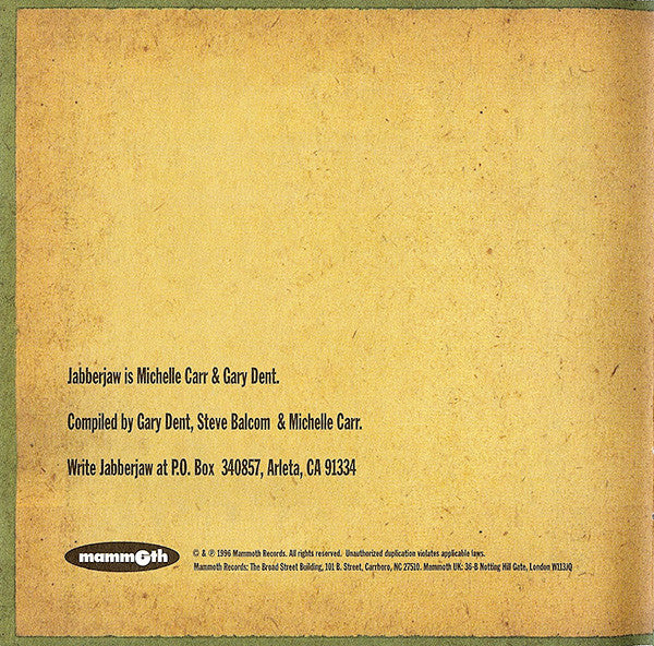 Various : Jabberjaw...Pure Sweet Hell (CD, Comp)
