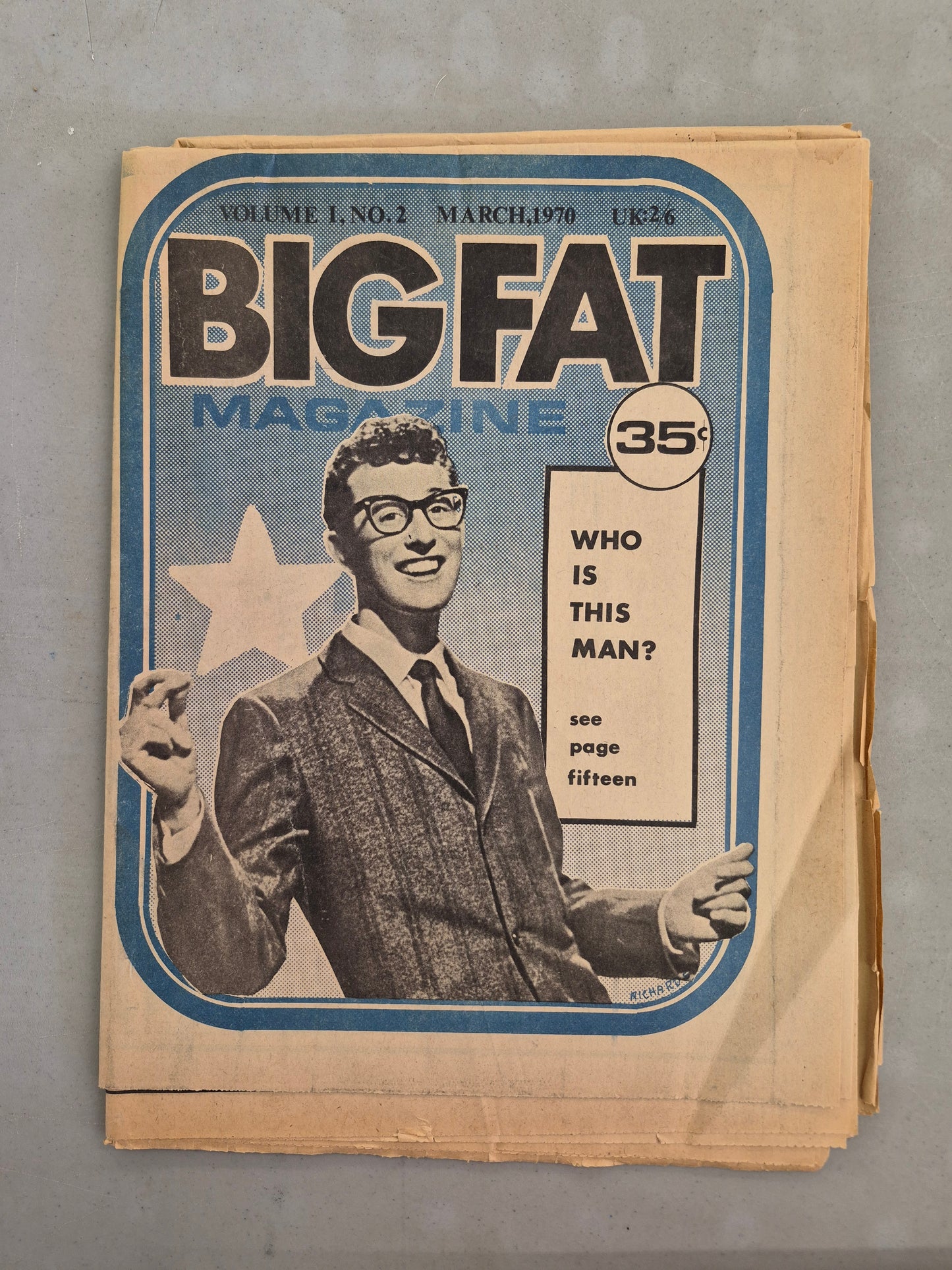 Big Fat Magazine — Vol. 1 No. 2 | March 1970 | MC5 | Chicago Seven | Underground Press