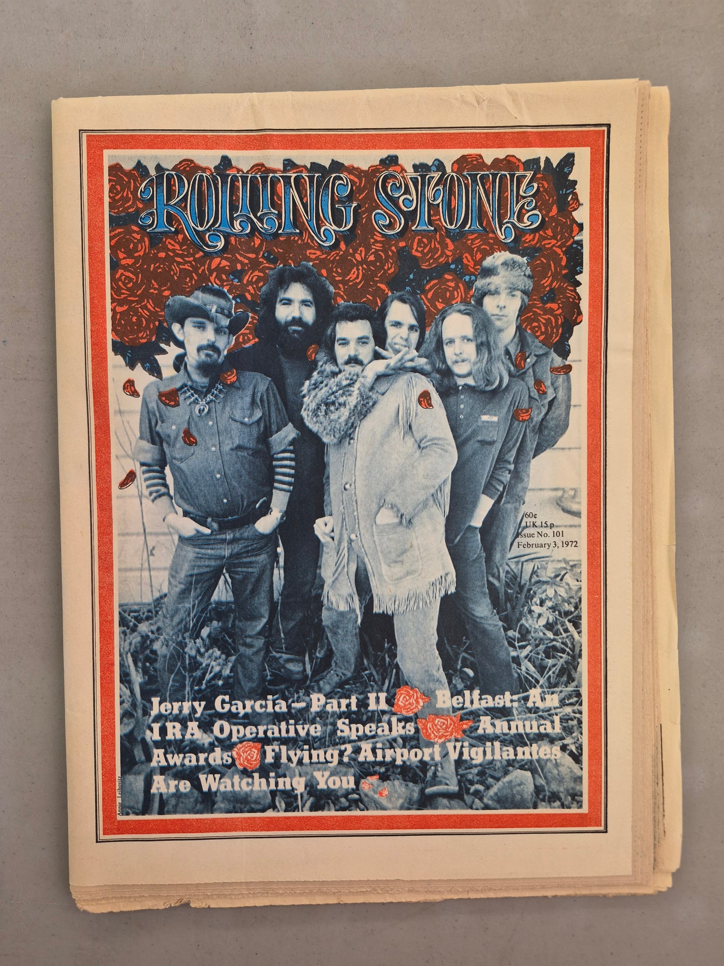 Rolling Stone Magazine — Issue No. 101 | February 3, 1972 | Grateful Dead Cover
