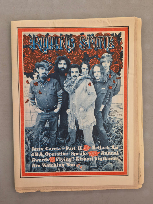 Rolling Stone Magazine — Issue No. 101 | February 3, 1972 | Grateful Dead Cover