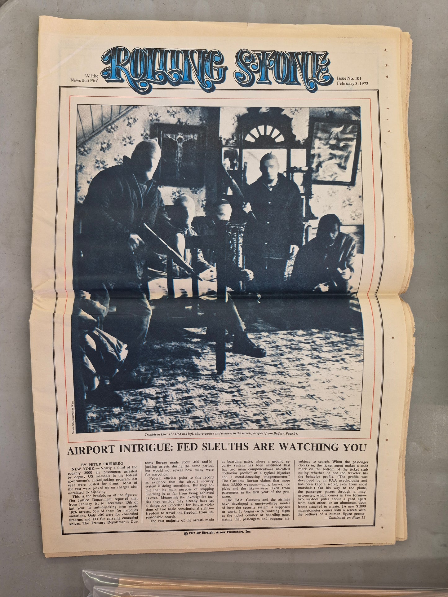 Rolling Stone Magazine — Issue No. 101 | February 3, 1972 | Grateful Dead Cover