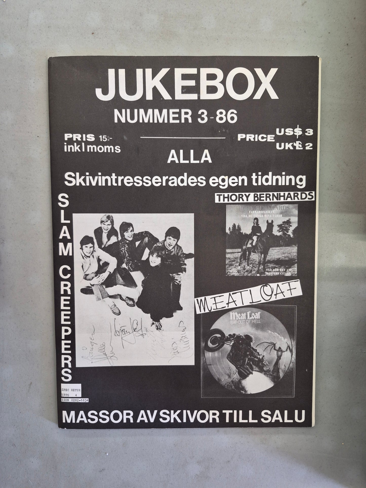 Jukebox Magazine – Nummer 3-86 (1986)