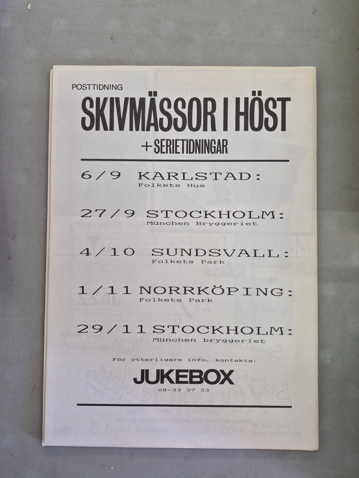 Jukebox Magazine – Nummer 3-86 (1986)