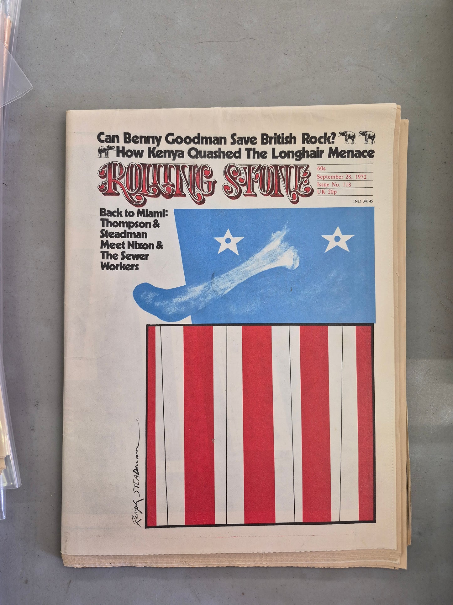 Rolling Stone Magazine – Issue No. 118 (September 28, 1972)