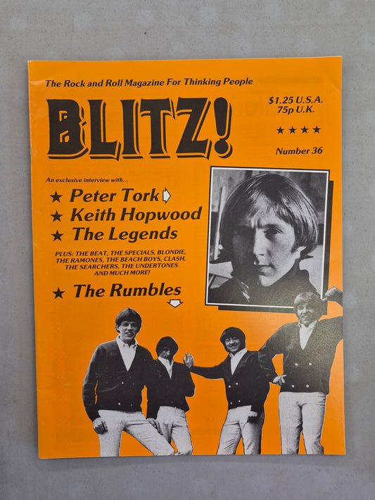 Blitz! Magazine – Issue #36 (Peter Tork / The Rumbles Cover)