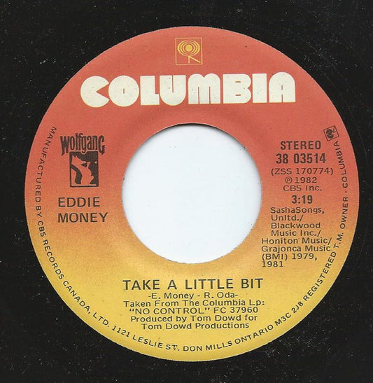 Eddie Money : Take A Little Bit (7")
