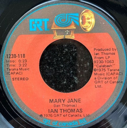 Ian Thomas (2) : Mary Jane (7", Single)