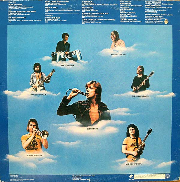 Blue Swede : Out Of The Blue (LP, Album)