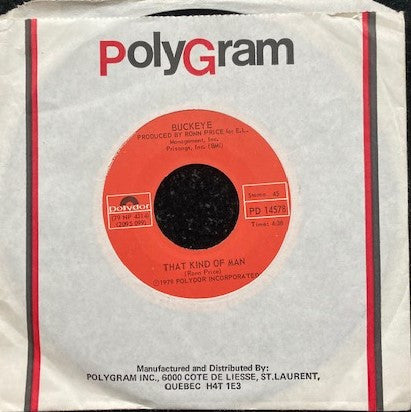 Buckeye (3) : That Kind Of Man (7", Single)