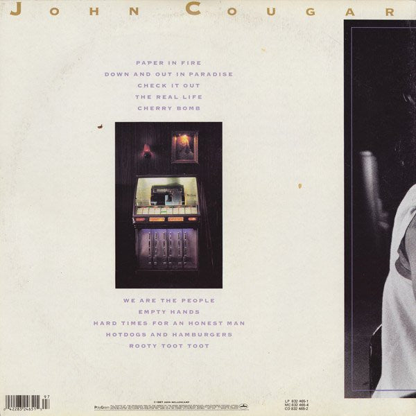 John Cougar Mellencamp : The Lonesome Jubilee (LP, Album, Gat)