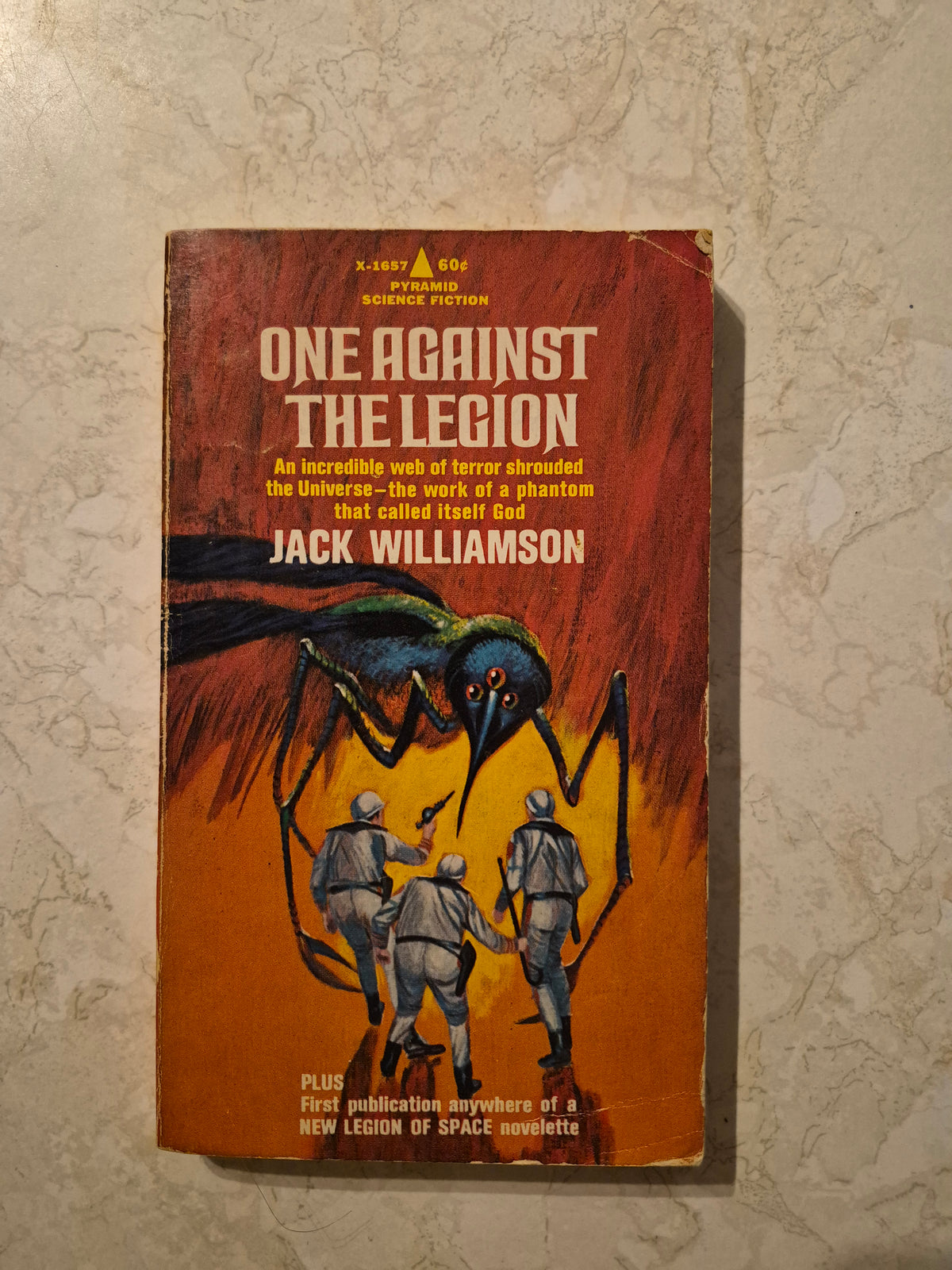 Front cover of One Against the Legion by Jack Williamson with corner creases