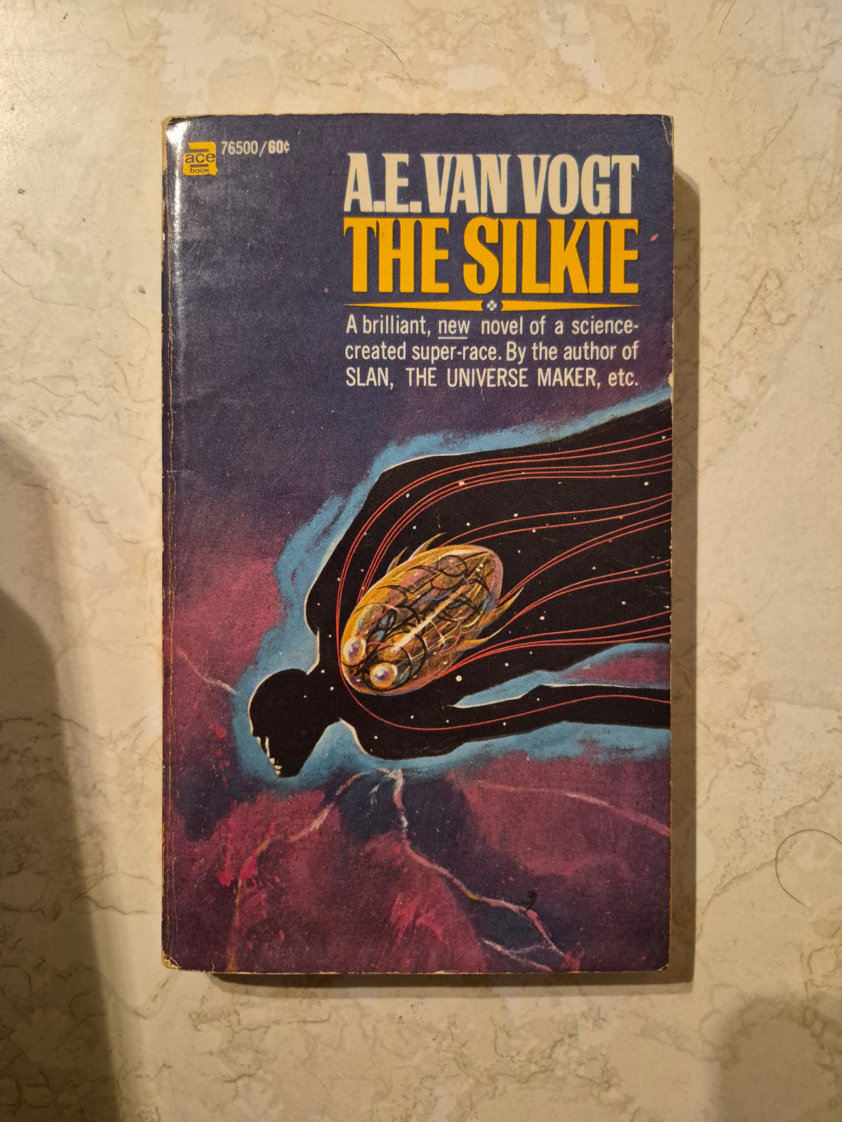 Front cover of The Silkie by A.E. van Vogt, Ace Books paperback with visible cover wear