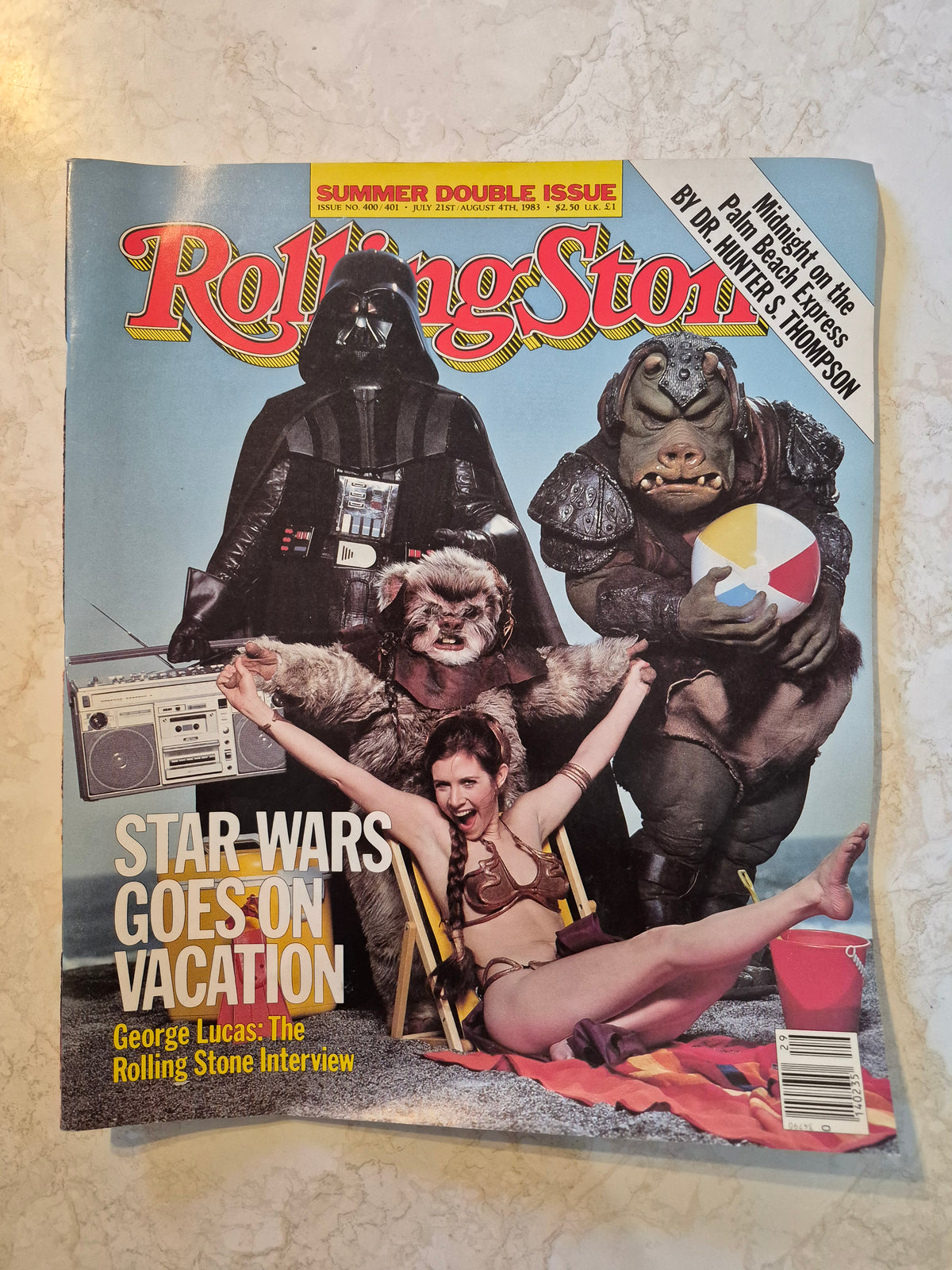 Rolling Stone summer double issue 400/401, 1983, Star Wars Goes on Vacation front cover