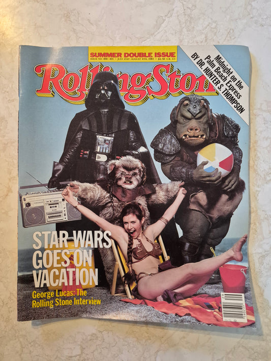 Rolling Stone summer double issue 400/401, 1983, Star Wars Goes on Vacation front cover