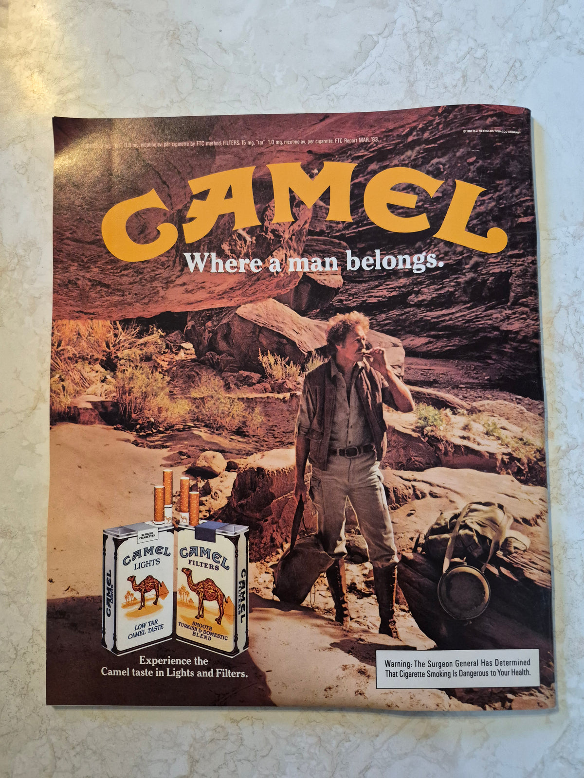Back cover of Rolling Stone summer double issue 400/401, 1983