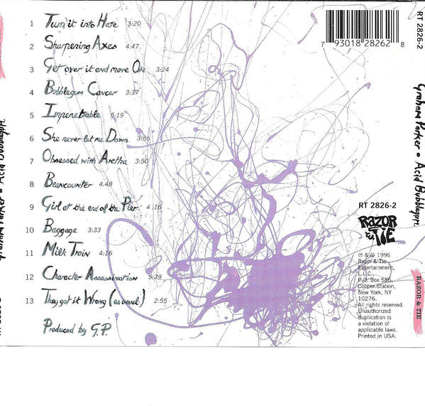 Graham Parker : Acid Bubblegum (CD, Album, Nim)