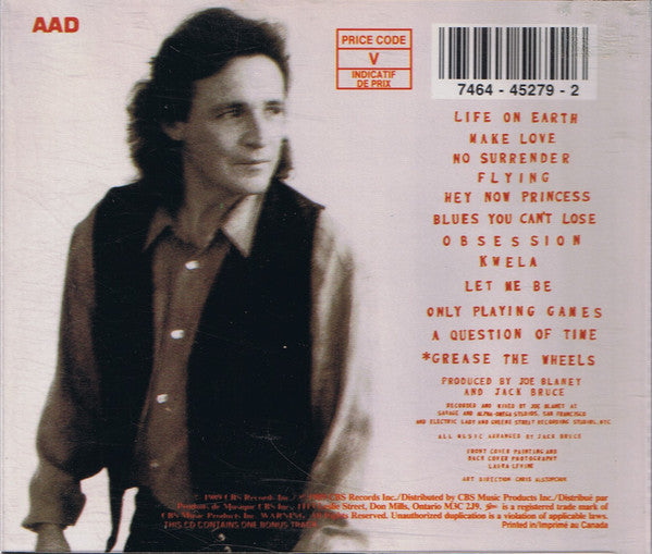 Jack Bruce : A Question Of Time (CD, Album)
