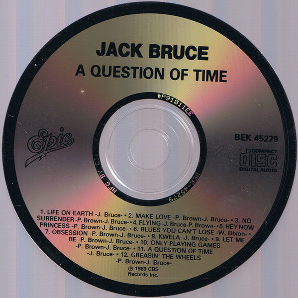 Jack Bruce : A Question Of Time (CD, Album)
