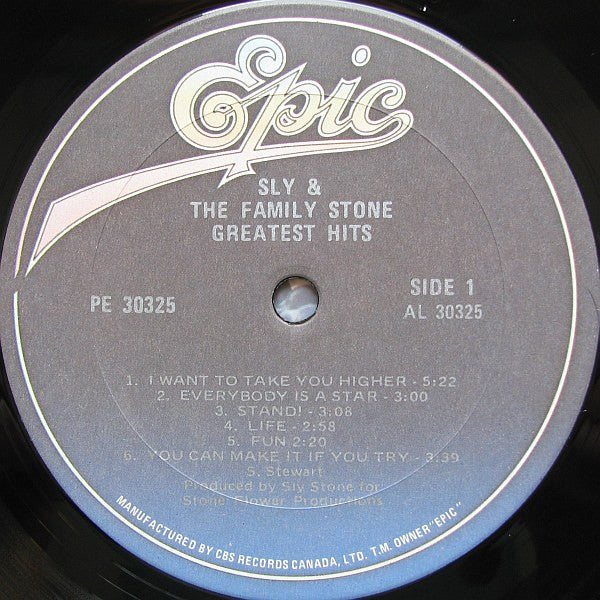 Sly & The Family Stone : Greatest Hits (LP, Comp, RE, Gat)