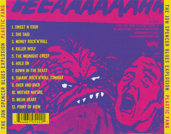 The Jon Spencer Blues Explosion : Plastic Fang (CD, Album + DVD-V, Ltd, NTSC)