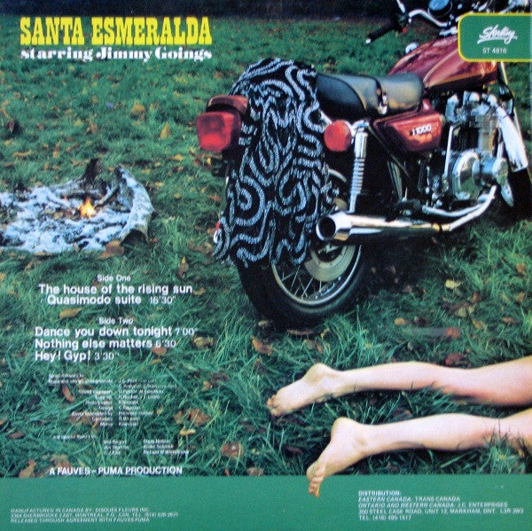 Santa Esmeralda Starring Jimmy Goings : The House Of The Rising Sun (LP, Album)