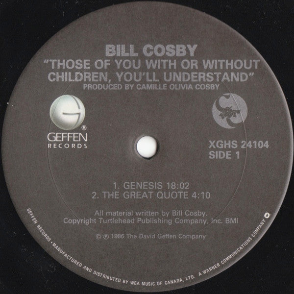 Bill Cosby : Those Of You With Or Without Children, You'll Understand (LP, Album)