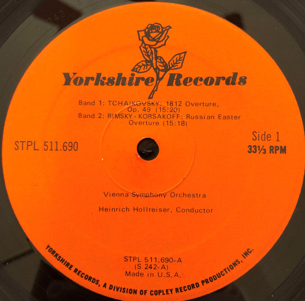 Pyotr Ilyich Tchaikovsky, Alexander Borodin, Modest Mussorgsky, Nikolai Rimsky-Korsakov, Heinrich Hollreiser, Wiener Symphoniker - Wiener Staatsopernchor : Tchaikovsky ∙ Borodine ∙ Moussorgsky ∙ Rimsky-Korsakov (LP, Comp)
