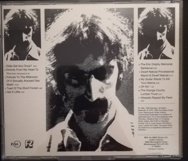 Frank Zappa / The Mothers : Weasels Ripped My Flesh (CD, Album, Club, RE, RM)