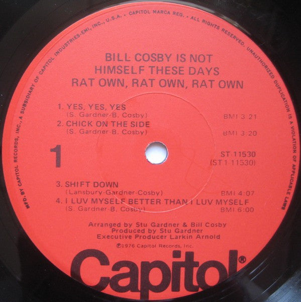 Bill Cosby : Bill Cosby Is Not Himself These Days - Rat Own, Rat Own, Rat Own (LP, Album, Jac)