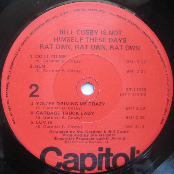 Bill Cosby : Bill Cosby Is Not Himself These Days - Rat Own, Rat Own, Rat Own (LP, Album, Jac)