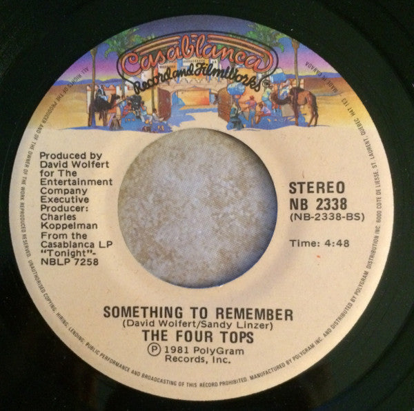 Four Tops : When She Was My Girl (7", Single)