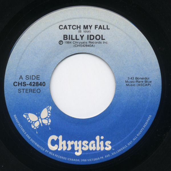 Billy Idol : Catch My Fall (7", Single)