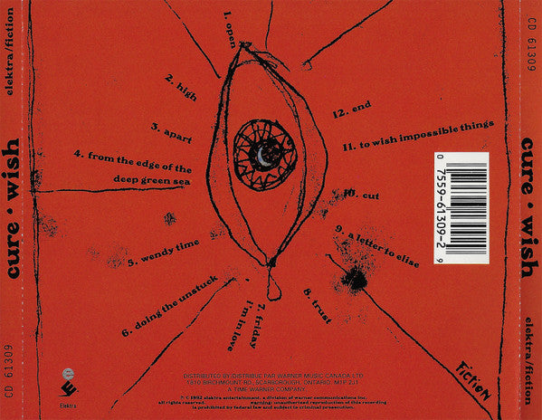 The Cure : Wish (CD, Album)