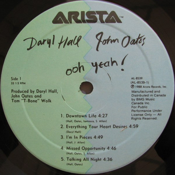 Daryl Hall & John Oates : Ooh Yeah! (LP, Album)