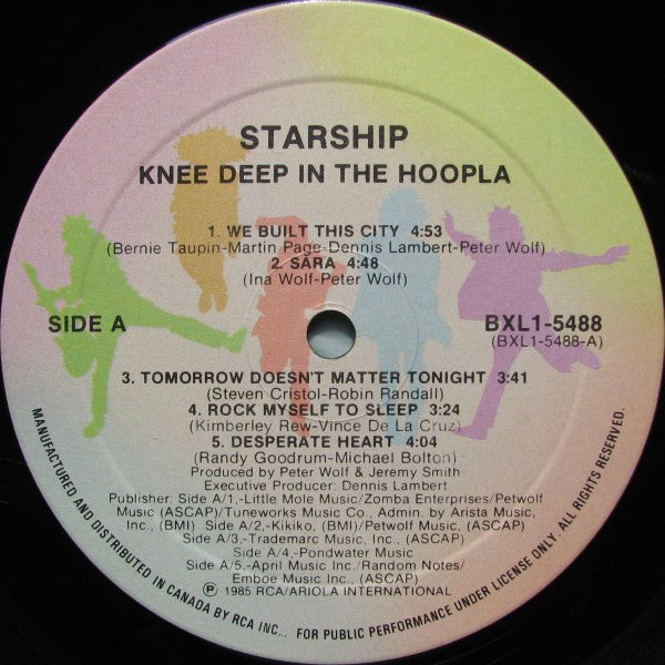Starship (2) : Knee Deep In The Hoopla (LP, Album)