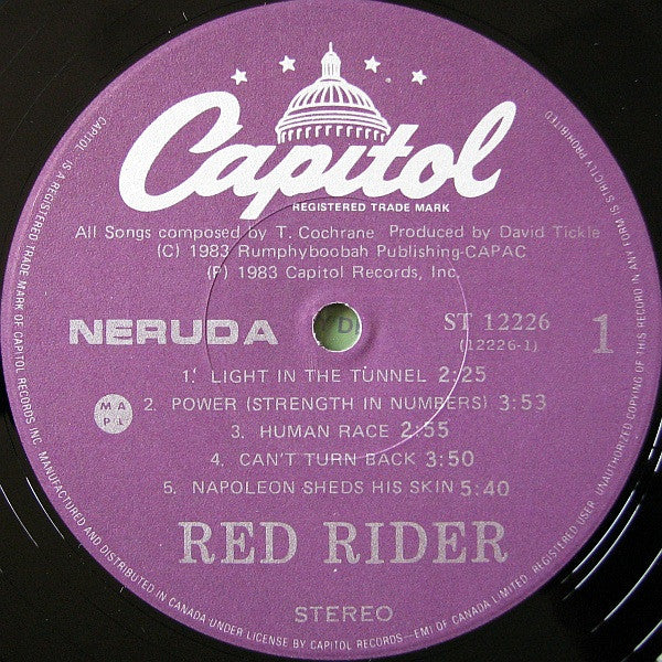 Red Rider : Neruda (LP, Album)