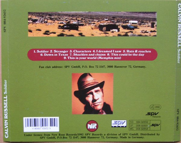 Calvin Russell : Soldier (CD, Album)
