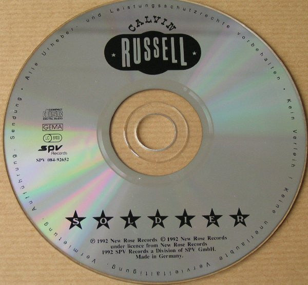 Calvin Russell : Soldier (CD, Album)