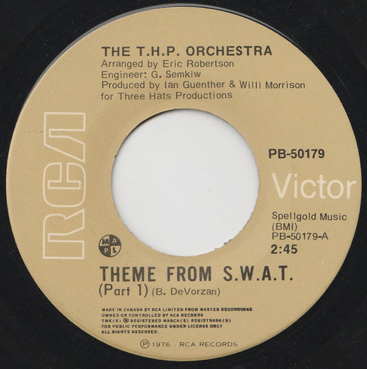 THP Orchestra : Theme From S.W.A.T. (7", Single)