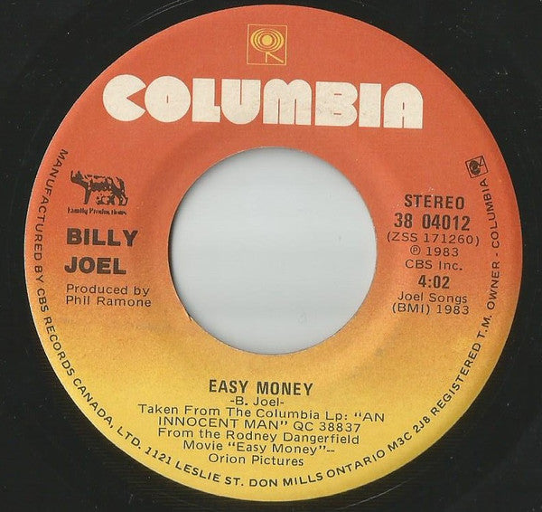 Billy Joel : Tell Her About It (7", Single)
