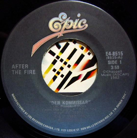 After The Fire : Der Kommissar (7", Single)
