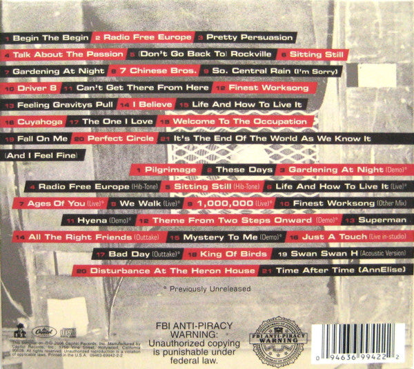 R.E.M. : And I Feel Fine...The Best Of The I.R.S. Years 1982-1987 (Collectors' Edition) (2xCD, Comp, RM, Dig)