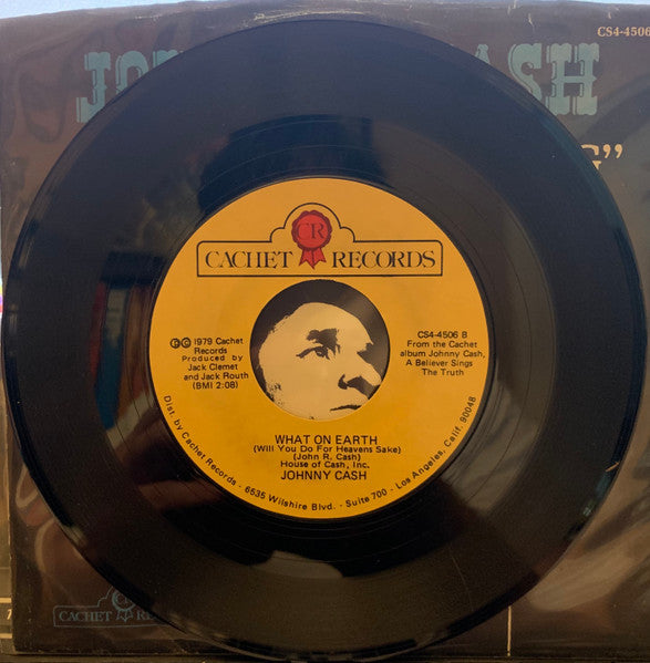 Johnny Cash : Wings In The Morning (7", Single)